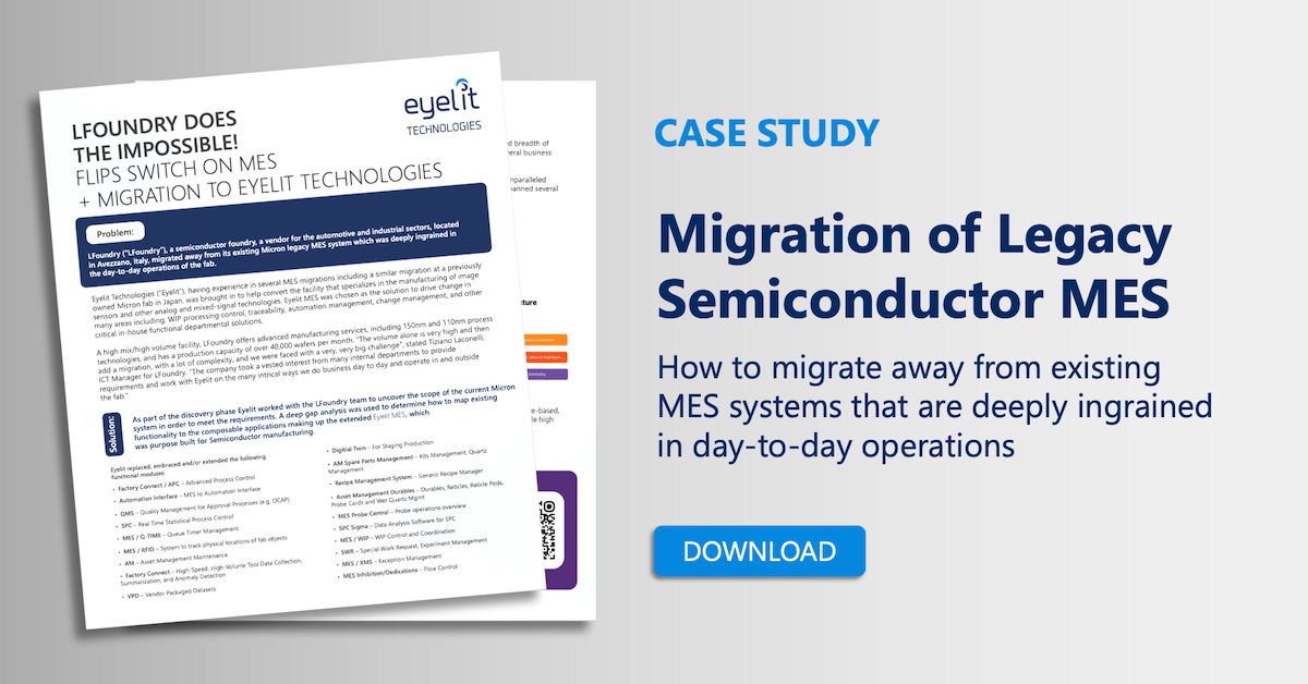 Case Study Migration Of Legacy Semiconductor Mes
